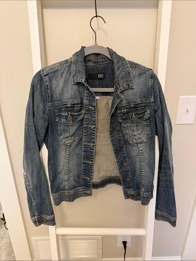 Kut from the Kloth Faded Blue Denim Jacket